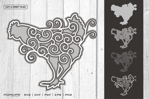3D Layered Chicken Cut File Vector 7: A Designer’s Review for Branding and Commercial Use