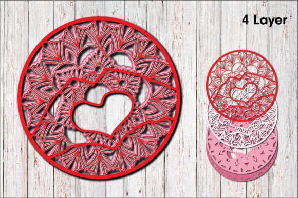 3D Valentine Hand Love