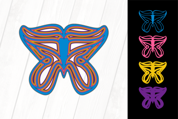 Butterfly Multilayer: A 3D SVG Shadow Box for Expressive Branding and Packaging Design
