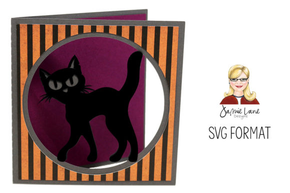 Cat Circle Card: A Designer’s Real-World Take on Halloween Embroidery