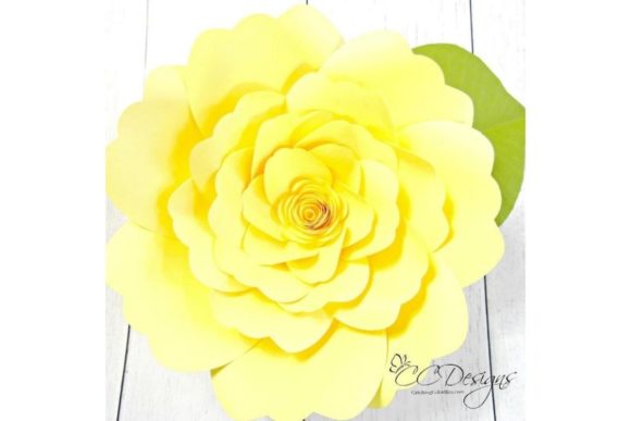 Charlotte Giant Paper Flower Templates: 3D SVG Design for Branding & Marketing