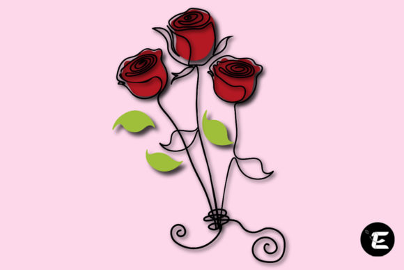 Rose Bouquet: A 3D SVG Paper Flowers Design for Emotional Branding