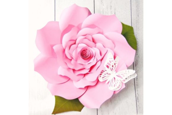 Rosie Paper Flower Templates: 3D SVG Designs for Branding & Paper Craft Projects