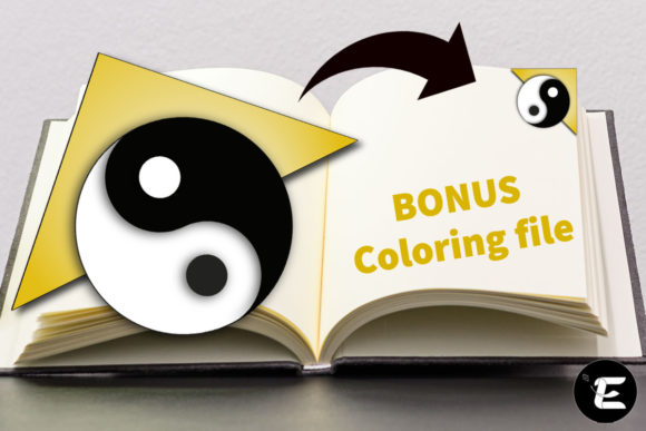 Yin Yang Bookmark: A 3D SVG Shape for Balanced Branding and Packaging Design